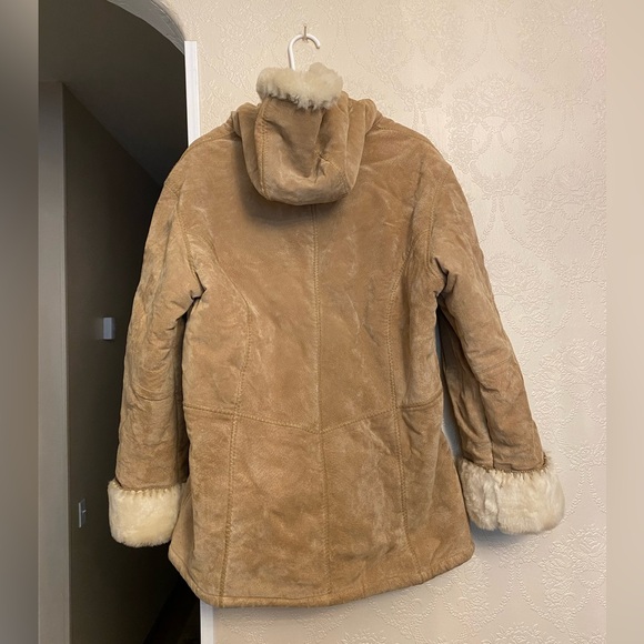 Wilson’s Leather Women's Tan and Cream Jacket - Picture 4 of 8